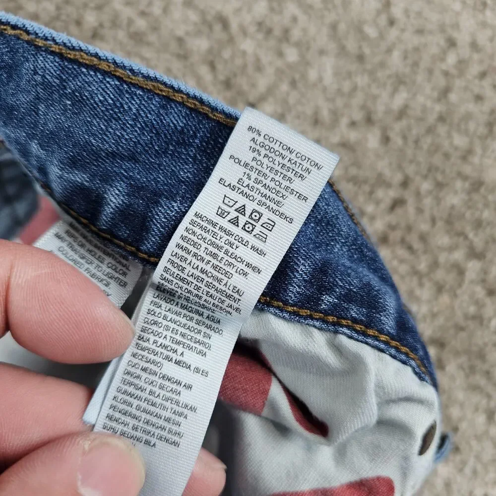 Lucky Brand 410 Jeans Mens 36x32 Athletic Straight Stretch Work Faded Whiskering